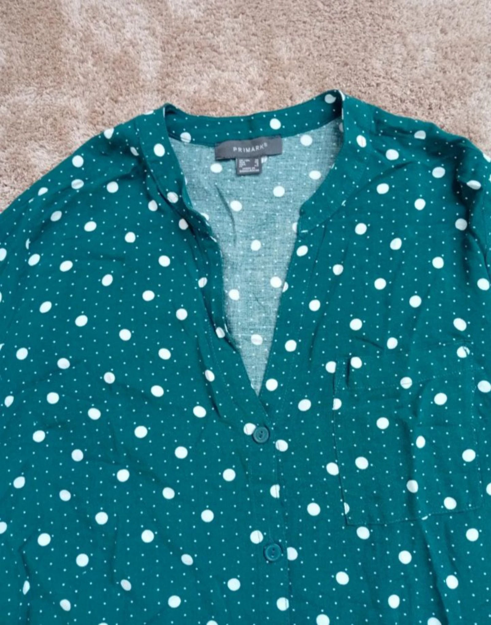 Primark damesoverhemd met stippen | Maat M – photo 4